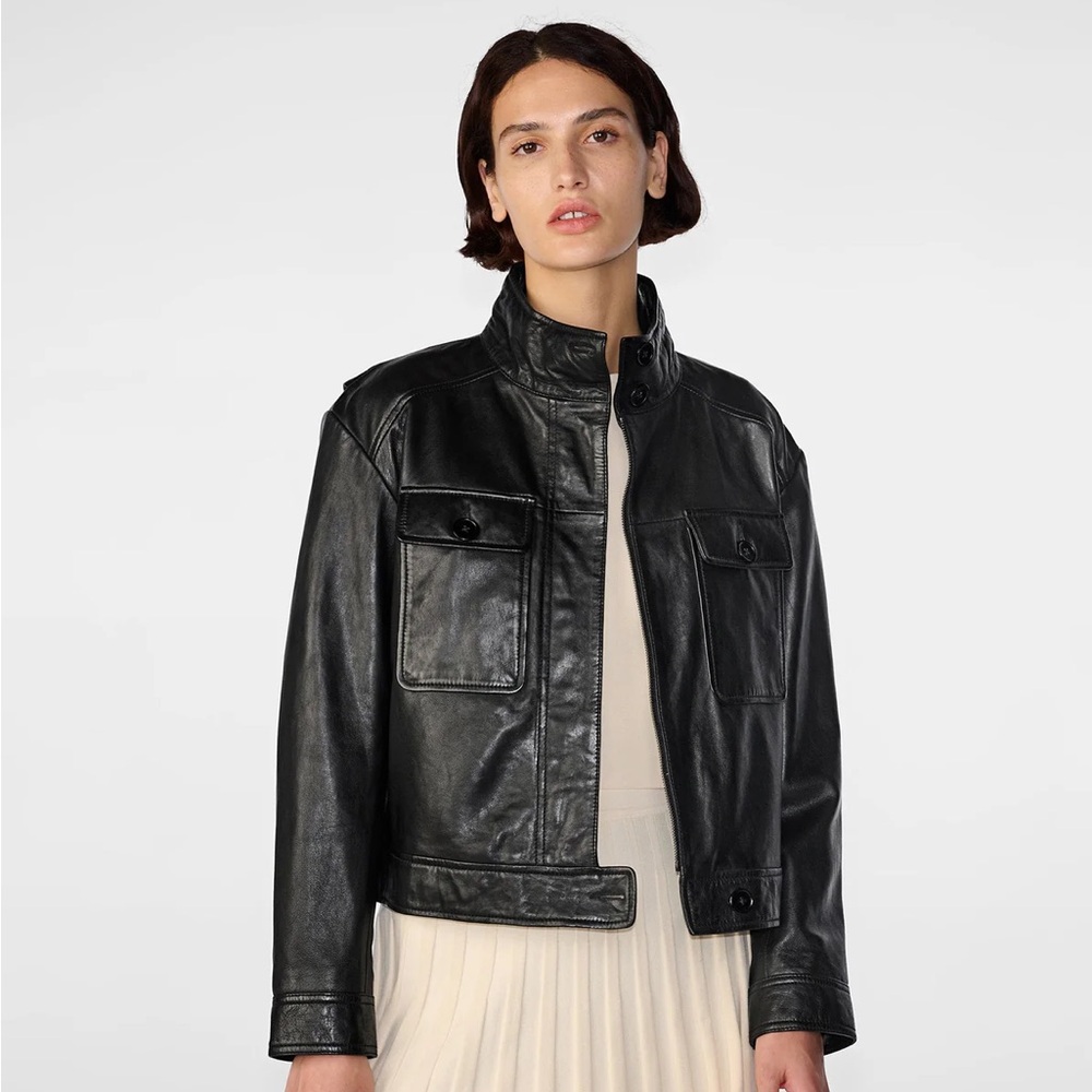 Wilson’s Leather Diana Cropped Moto Jacket